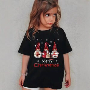 554468278 Combed Cotton New Christmas Children's Short Sleeve Girls' T-Shirt Kids Clothing Boys' Short Sleeve